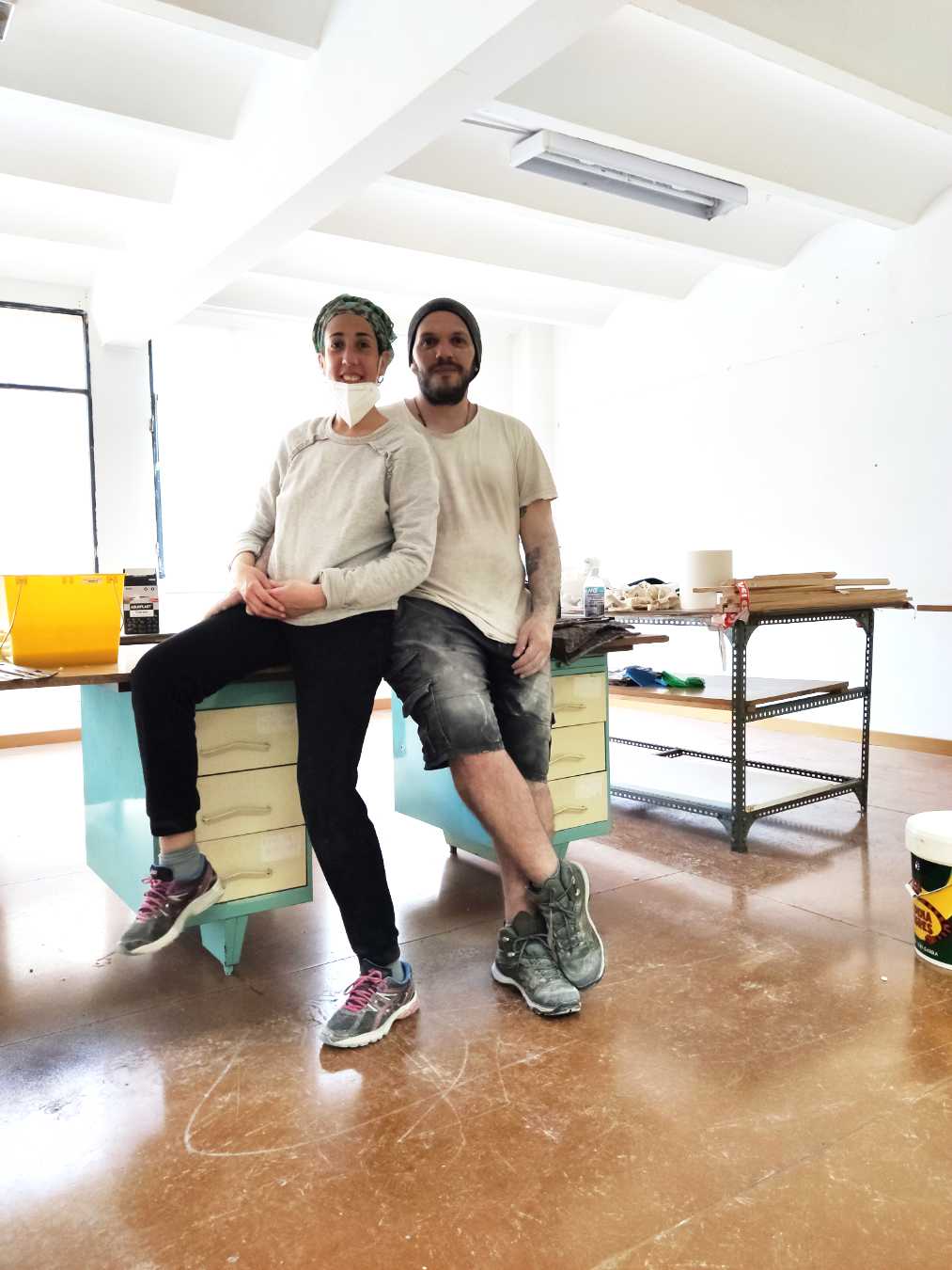 Montse y Rodolfo todavía sin saber en qué se habían metido