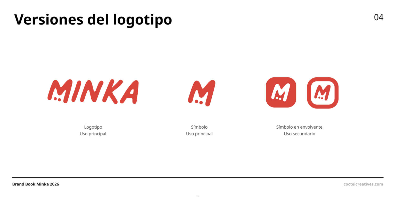 Logotipos e isologos MINKA