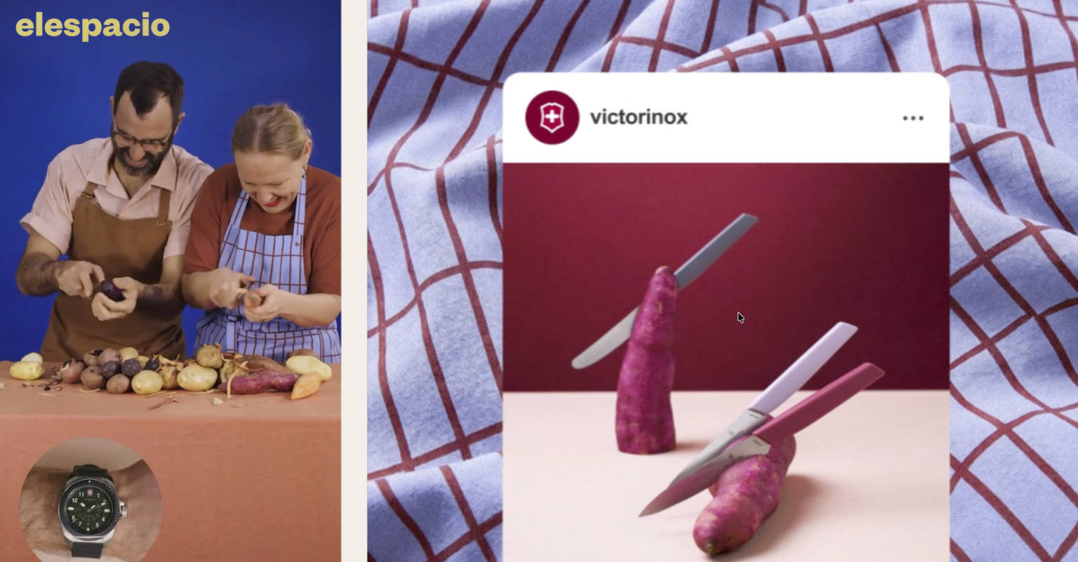 Campaña para Victorinox con producción en Modulab Barcelona - © Elespacio