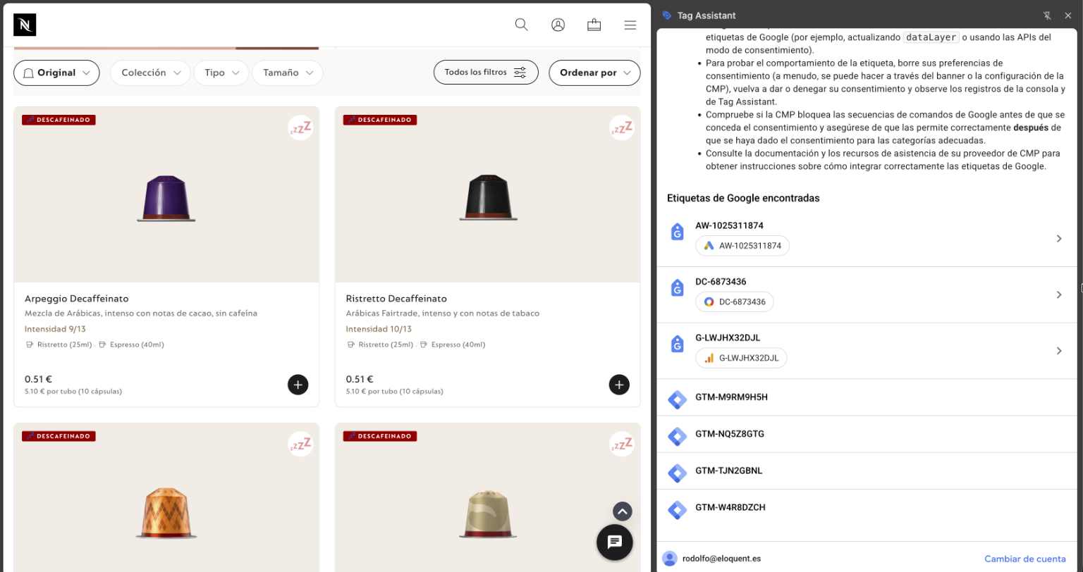 Configuración de GTM y GA4 para el sistema DCO Framework